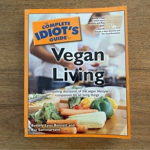 Vegan Living An Idiots Guide- Softcover Book